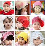 儿童摄影服装 影楼服饰道具 百天周岁婴儿宝宝头饰帽子发带假发