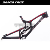 14 SantaCruz V10 Carbon/Red FR/DH 碳纤维软尾速降山地自行车架