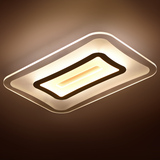 现代简约超薄LED吸顶灯长方形客厅灯大灯创意艺术温馨主卧室灯具