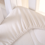 AUSTTBABY 婴儿纯棉床笠 宝宝床垫保护套单件 床品保护套纯色