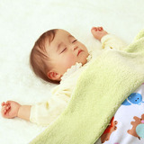 babytend婴儿毛毯秋冬新生儿宝宝毯子抱毯午睡毯短毛羊羔绒大尺寸