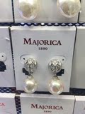 西班牙代购 M家7折代购纯银14mm珍珠耳夹 顺丰到付 无盒