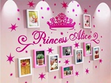 挂墙相框组合创意个性幼儿园儿童房女宝宝房间装饰照片墙热销包邮