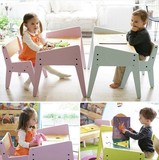 韩式可升降学习桌 儿童课桌椅套装 学生实木写字桌 小孩书桌包邮