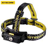 NiteCore HC90强光头灯手电筒900流明 四光源 USB充电防水头灯