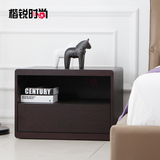 楷锐烤漆床头柜简约现代迷你多功能简易欧式创意卧室床头柜NS009