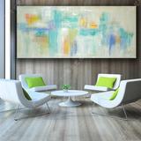 定制 小清新装饰画现代简约沙发背景墙画欧式壁画抽象油画北欧客