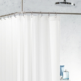 瑞士品牌SPIRELLA浴室淡雅白色卫生间防水防霉纯色涤纶布浴帘包邮