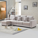 新款现代简约三人组合转角小户型布艺沙发可拆洗宜家日式羽绒沙发
