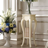 特价包邮 欧式花架 法式象牙白雕花花架高档落地置物架组合花盆架