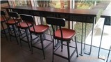 特价星巴克铁艺椅子凳子咖啡厅吧台靠背高脚凳高吧椅前台椅皮质椅