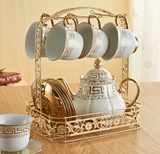 欧式咖啡杯套装 高档咖啡具 结婚 英式下午茶具茶杯套装