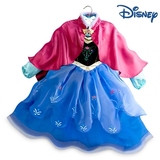 现货 美国代购迪士尼正品 女童 新款 安娜公主连衣裙 礼服裙