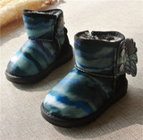 儿童鞋2015冬季宝宝皮鞋男童保暖韩版女童运动鞋雪地靴皮鞋防水