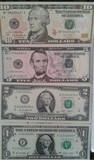 美州纸币 1美元 2美元 5美元 10美元 美金 正品 特价
