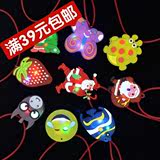 日韩国创意玩具批发 男女生日礼物儿童发光玩具可爱卡通闪光项链