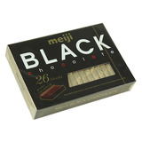 日本进口零食明治巧克力/Meiji 纯黑BLACK钢琴巧克力120g送女朋友
