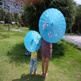 包邮工艺伞跳舞蹈用伞道具油纸伞儿童小雨伞绸布伞演出伞傣族舞伞