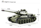 新品俄罗斯T34遥控坦克 1:24红外线遥控对战带充电