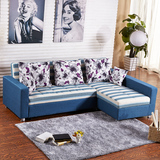 多功能沙发床储物沙发床小户型实木布艺沙发床日式沙发床两用沙发