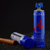 正版Focus焦点打火机气体罐丁烷气批发创意打火机充气瓶通用气