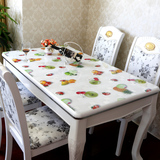 PVC餐桌垫软质玻璃水晶板透明水果茶几餐桌布台布茶几垫可定制