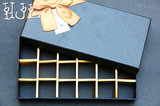 DIY18格手工费列罗巧克力礼盒礼物盒礼品盒/川崎纸玫瑰花材料空盒