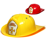 加厚儿童消防员山姆工人安全帽子头盔 幼儿园过家家角色扮演玩具