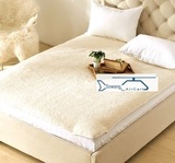 纯羊毛床垫床褥加厚单人海绵褥子垫被1.2 1.5 1.8m米1软学生宿舍