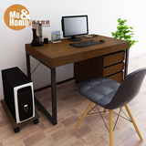 择木宜居 现代简约电脑桌 台式家用写字台简易办公桌书桌钢木桌子