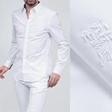 日本正品代购 BURBERRY BRIT 2016春正品男士全棉长袖衬衫白色
