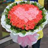 99朵红玫瑰情人节礼物生日鲜花上海鲜花同城速递上门花店同城当天
