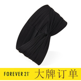特价 2015新forever21黑色交叉发带复古弹力头带头巾发箍饰品