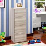 小柜子 带门带锁小柜子储物柜自由组合儿童柜 简易柜子 现代书柜