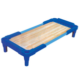 幼儿园专用塑料床实木床木板床、儿童帆布床塑料木板床小孩床