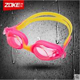 ZOKE2015新款儿童游泳眼镜 高级硅胶大框舒适防水防雾男女童泳镜