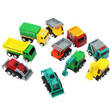 儿童回力车玩具迷你小汽车6-12只小汽车套装儿童回力车工程车