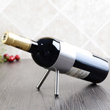 不锈钢红酒架简约红酒瓶架子欧式创意葡萄酒架酒瓶架单只装