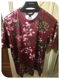 专柜trendiano男T恤新款夏潮花卉撞色印花时尚圆领短袖3HI3020900