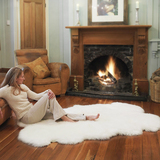 AUSKIN澳洲纯羊毛地毯欧式卧室满铺毛毛垫加厚防滑床边毯羊皮垫