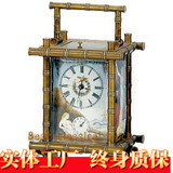 竹节四功能皮套钟表|仿古家居装饰创意客厅|老式仿古董钟|台钟