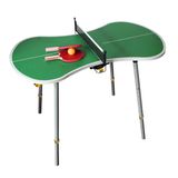 儿童迷你乒乓球台 室内小型可折叠家用乒乓球桌高度可调方便移动