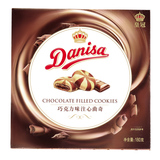 【天猫超市】印尼进口 Danisa皇冠丹麦饼干巧克力味注心曲奇180g