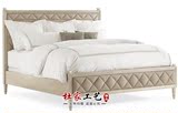 美式简约实木双人床卧室家具1.51.8米床新古典简约现代双人床婚床