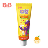 【天猫超市】韩国进口B&B/保宁幼儿儿童牙膏90g橙子香型 含氟