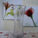 现代宜家大号透明玻璃花瓶 百合富贵竹水培装饰花瓶 客厅花插花瓶