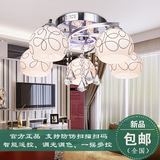 雷士现代简约LED水晶三头儿童房5头8头客厅卧室吸顶玻璃餐吊灯具