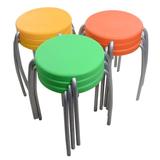 包邮特价简易凳子餐凳/不锈钢凳子家用凳子折叠凳子塑料圆凳/凳子