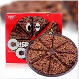 日本进口零食 CISCO日清麦脆批牛奶巧克力饼干 红盒 含8小块