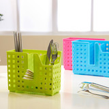 创意厨房用品用具塑料沥水筷子笼筷筒 优质加厚餐具收纳盒 沥水架